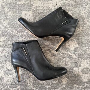 Vince Camuto black leather boots